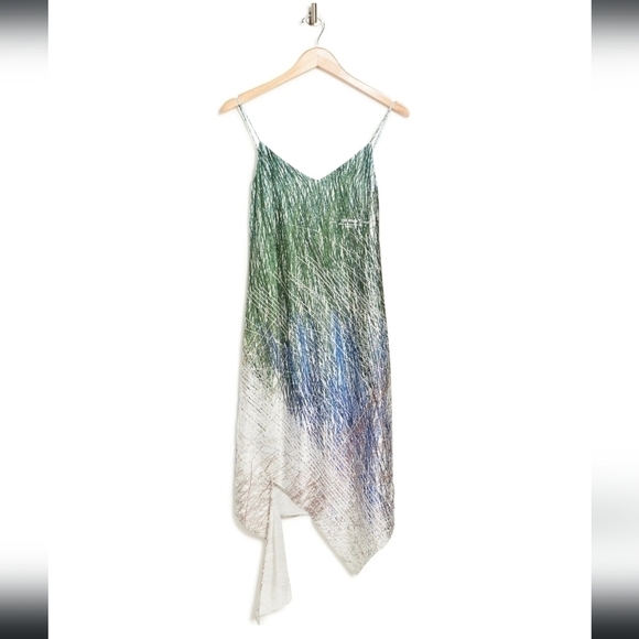 💎OFF-WHITE Bouroullec Spiral Slip Dress by Virgil Abloh sz 42/US 6 - Picture 1 of 10